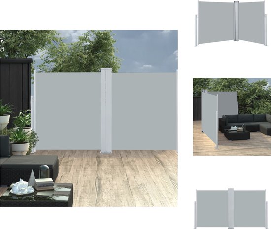 vidaXL Paravent de balcon anthracite 400x100 cm résine tressée