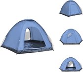 vidaXL Tent V6 - 360 x 316 x 180 cm - Waterbestendig - Glasvezel frame - 6-persoonstent - Tent