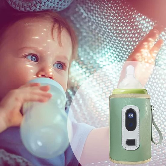 Draagbare Flessenwarmer - Flesverwarmer - Draadloos - Flessenwarmer voor Onderweg - Snelle Opwarming van $ — afbeelding 5