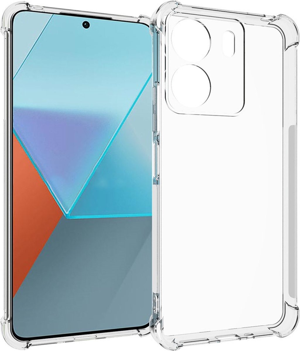 Anti-shock Back Cover voor de Xiaomi Redmi 13C 4G Transparant