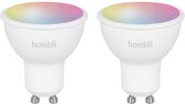 Hombli Slimme Verlichting Spot - (5W) RGB+CCT - Promo Pack 1+1 - 16 Miljoen Kleuren