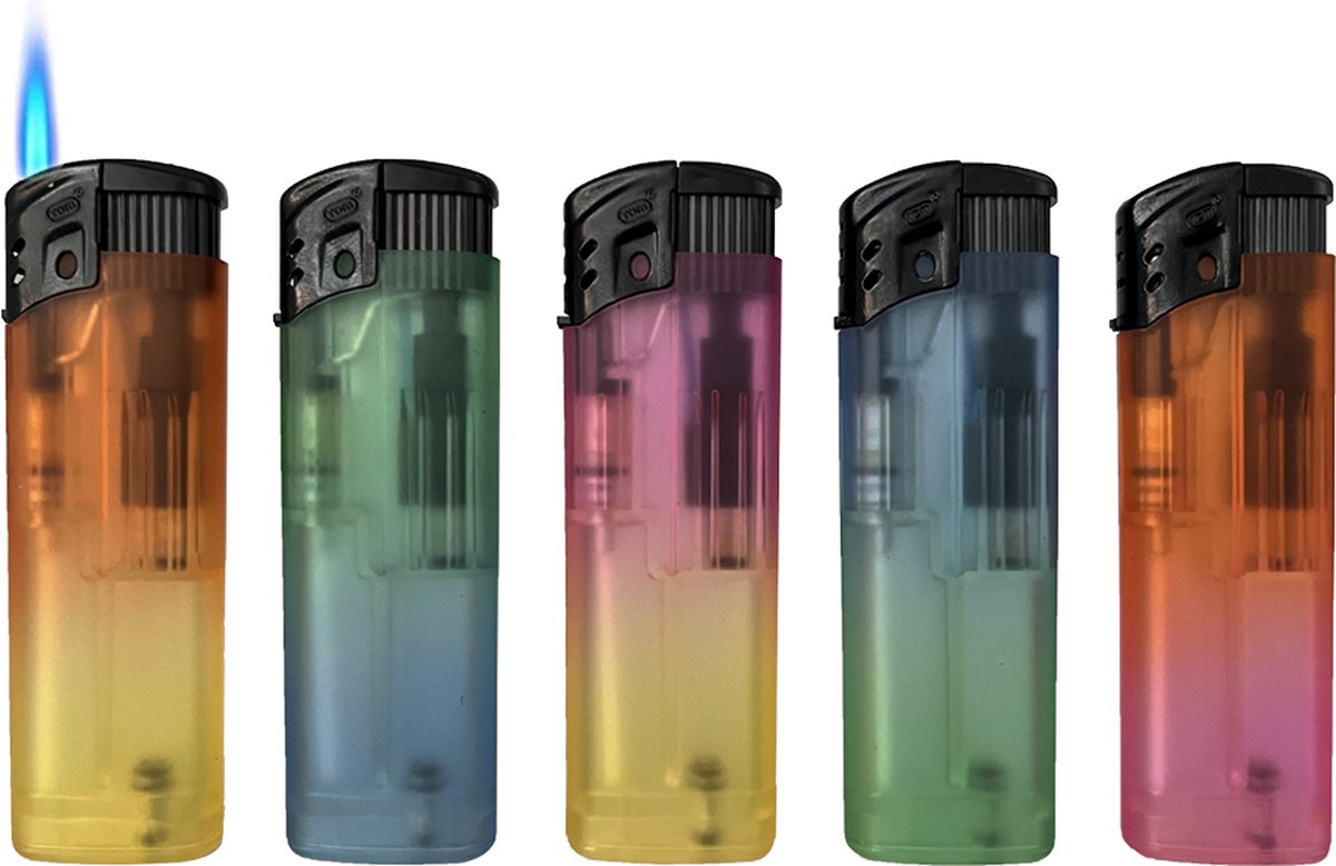 Goedkoopste Turbo aanstekers 50 STUKS - JetFLame Lighters - TOM® - Navulbaar