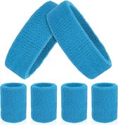 Finnacle - Set de 3 bandeaux anti-transpiration : bandeau, bracelets et bandeau de sport en tissu éponge - Accessoire en Katoen et élastique