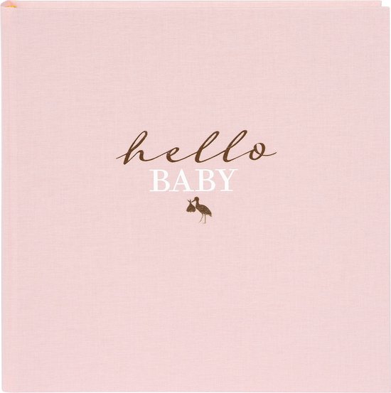 Goldbuch - Fotoalbum Hello Baby - 30x31 cm - Roze