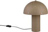 REALITY SETA - Lampe de table - Taupe - sans 1x E14 28W - Interrupteur à cordon