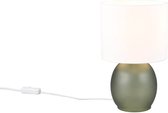 TRIO VELA - Lampe de table - Vert - sans 1x E14 10W - Interrupteur à cordon