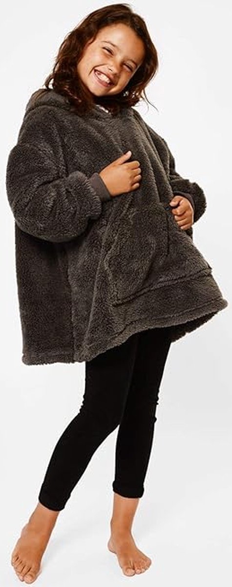 Luxe knuffeltrui hoodiedeken