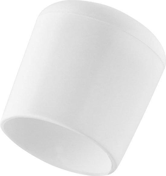 Pootdop wit rond | 22mm (4 stuks) - Stoelpootdop - peerdop