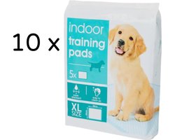 Puppy Trainingpads XL - Set van 10 Super Absorberende en Lekvrije Matjes (60 x 90 cm)