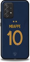 Mbappé Frankrijk hoesje Samsung Galaxy A52 backcover TPU blauw