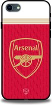 Arsenal logo hoesje Apple iPhone 7 / iPhone 8 / iPhone SE backcover TPU rood wit