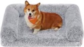 Hondenkussen bank - Hondenkleed bank - Bankbescherming hond - Hondenkussen voor op de bank - L (91 x 68 x 23 cm) - Grijs