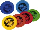 Foam Frisbee | Merk Volley® | Gekleurde Frisbee | Zachte Frisbee | Set van 6