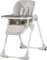 D&B Kinderstoel - Baby stoel - Verstelbare Rugleuning - Opvouwbaar - Voetensteun - Eetblad - Kleur Grijs