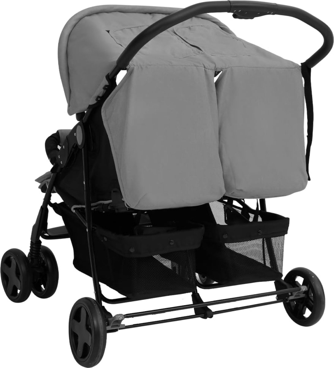 vidaXL Tweeling Kinderwagen - Tweeling Kinderwagens - afbeelding 3