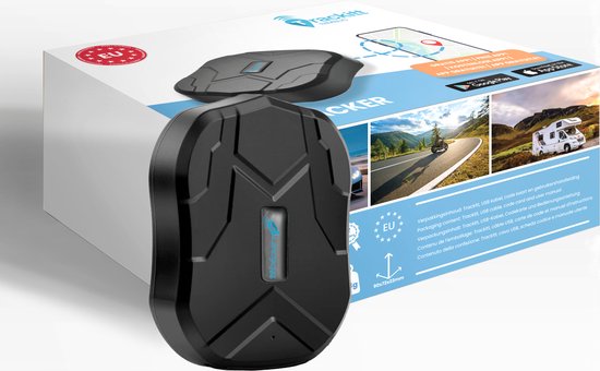 Trackitt GPS Tracker met Magneet: Ideaal voor Fiets, Auto, Motor, en Meer - Inclusief Afluisterfunctie en Waterdicht Ontwerp | 90 Dagen Accu | Gratis APP/Simkaart | Prepaid Abonnement Nodig
