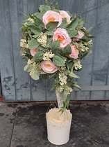 Kunstbloemen boeket-Kunstplanten-Zijden bloemen-Cadeau voor vrouw