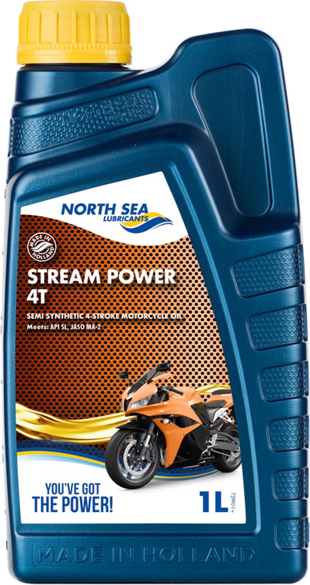 NSL Stream power 4t 10W40 motorolie Semi Synthetisch 1L