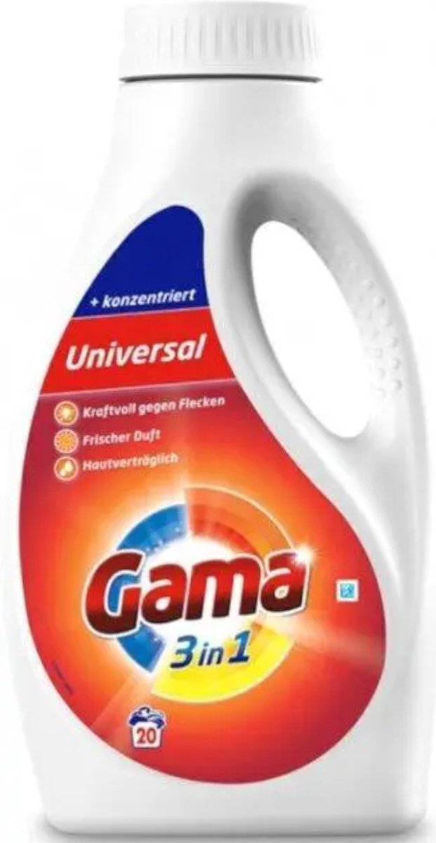 Gama liquid Universal 20sc 1l wasmiddel