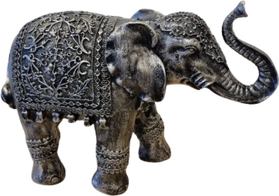 LBM urn olifant - oud zilver - 1 liter