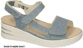 Waldlaufer -Dames - blauw licht - sandalen - maat 41.5