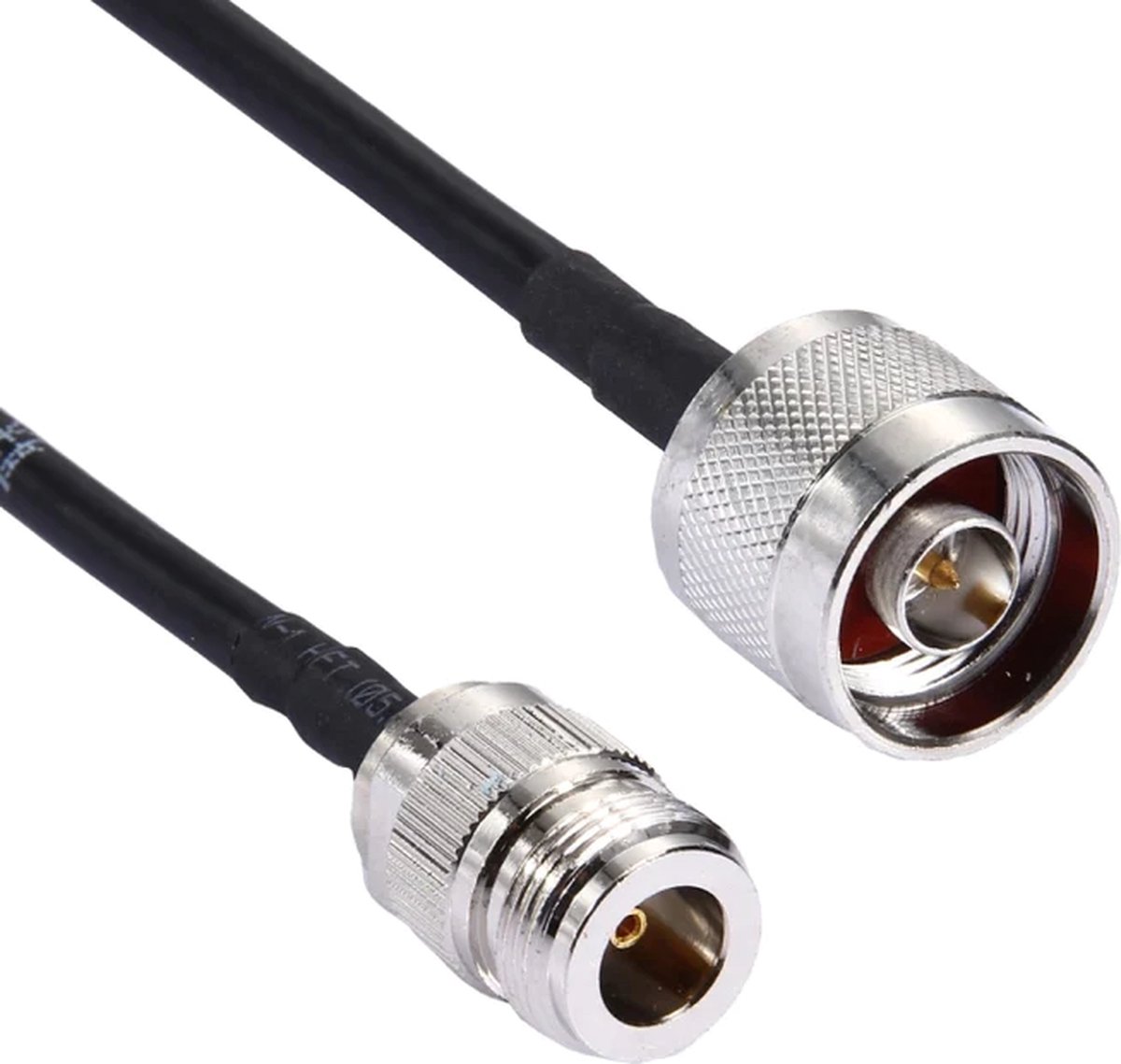 DrPhone LMR400-NM-NF - LMR 400 Helium Hotspot Antennekabel - N Type (Mannelijk) naar N Type (Vrouwelijk) – 3 Meter - Zwart