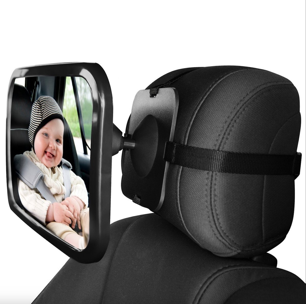 Nixnix - Autospiegel Baby - Achterbank - Kinderen - Op reis - Interieur spiegel