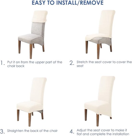 housses de chaise chaises de salle à manger \ housses de chaise chaises de salle à manger 56D x 60W x 75H centimètres