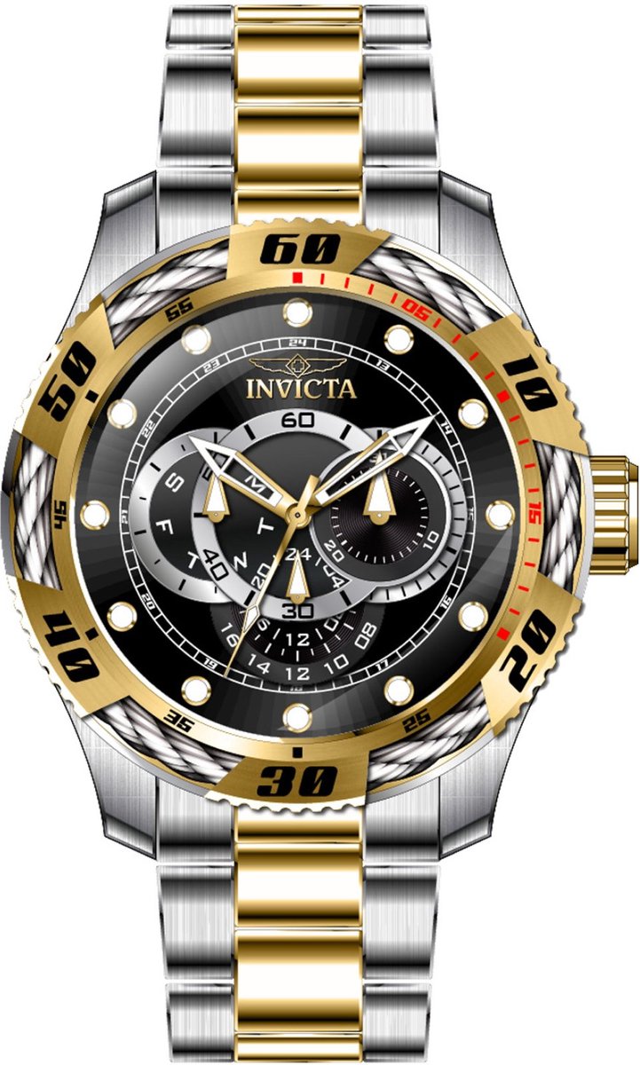 Invicta Speedway 45753 Quartz Herenhorloge - 50mm