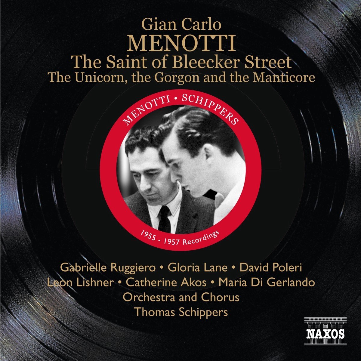 Chorus and Orchestra Thomas Schippers - Menotti: The Saint Of Bleecker Street (2 CD)