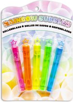 Regenboog Bellenblaas 5 STUKS - Bellenblaas Speelgoed - Bellenblaas Uitdeelcadeaus - Voor Kinderen