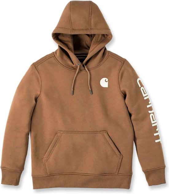 Carhartt Damen Logo Sleeve Graphic Sweatshirt Carhartt® Brown-L