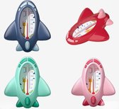 Baby Bad Thermometer vliegtuig Groen, Veilige Temperatuur Sensor Voor baby, Vliegtuigen Thermometer Voor Baby Bad, Drijvende Bad Thermometer