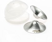 MOOGCO Silver nipple guards - maat XL - de originele zilveren tepelbeschermer- 925 zilver - met KUNSTSTOF BEWAARDOOS