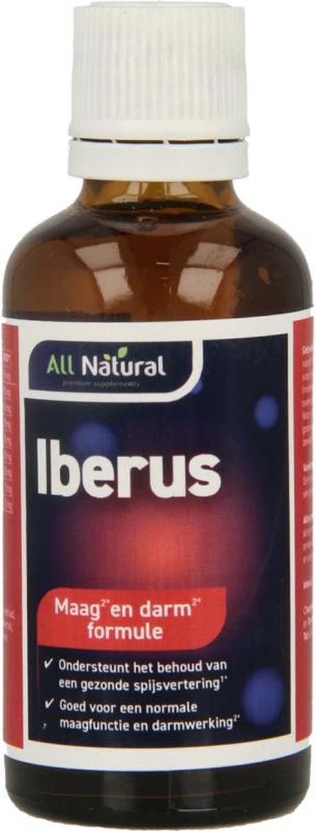 Goedkoopste All Natural - Iberus maag darm formule - 50 Milliliter