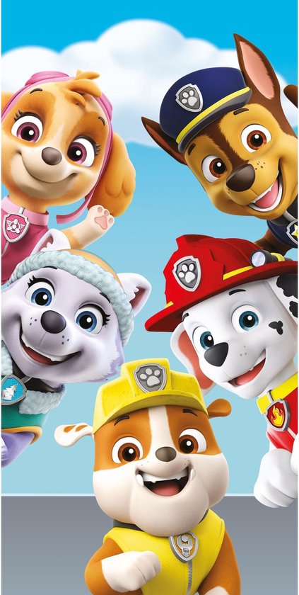 Paw Patrol Strandlaken, Hello - 70 x 140 cm - Katoen
