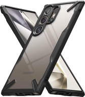 Ringke Fusion-X Compatibel met Galaxy S24 Ultra Krasvast Schokbestendig Robuuste Bumper Hoesje - Black