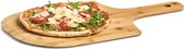 Zeller pizza snijplanken/borden - hout - met handvat - 53 cm - Pizzaborden / Pizzasnijplanken