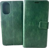 Étui portefeuille pour livre adapté à : Xiaomi Redmi Note 11 | 11S - Vert