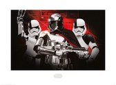 Kunstdruk Star Wars The Last Jedi Stormtrooper Team 80x60cm