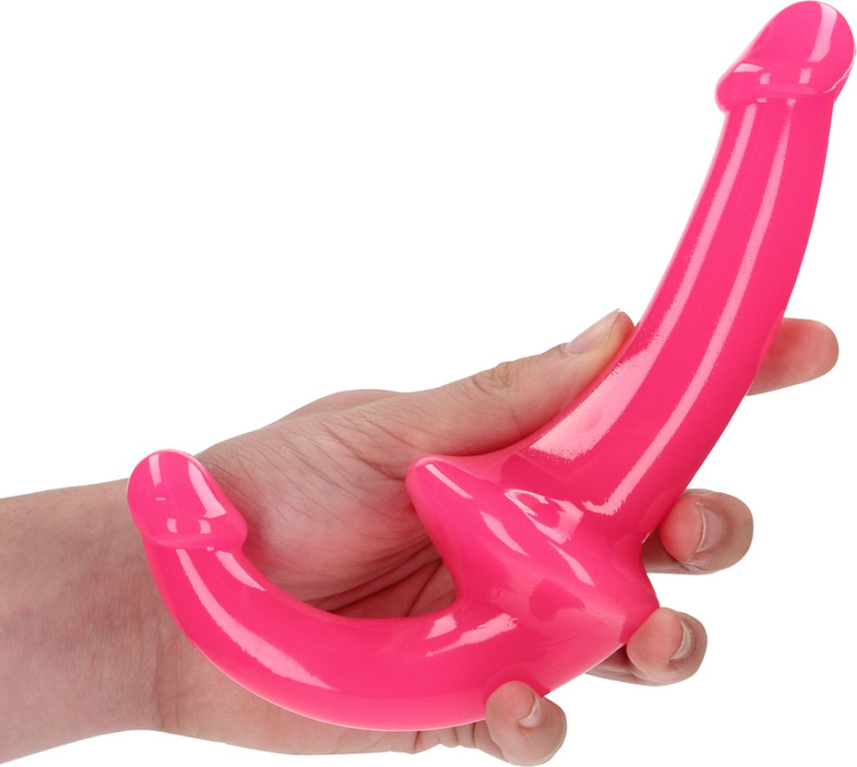 Goedkoopste Strapless Strap-On - Glow in the Dark - 6'' / 13,5 cm