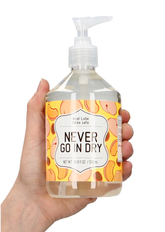 Anal Lube - NEVER GO IN DRY - 500 ml