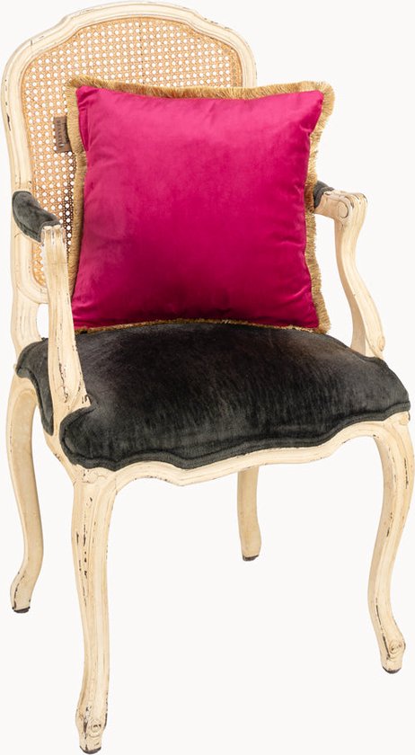 Carino - Fuchsia - Velvet Fringe Gold