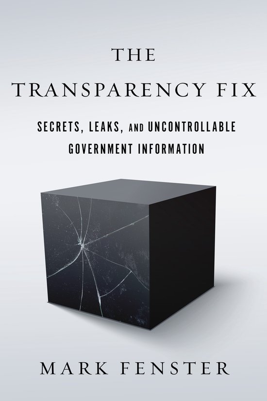 Livre 'The Transparency Fix' avec un cube noir fissuré sur la couverture.
