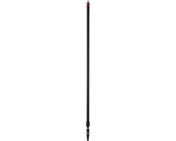 Telescoopsteel 163-275 cm met waterdoorvoer Gardena koppeling aluminium verlengsteel slipvaste grip