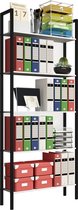 VCM Hout, metaal, opslag, standaard, plank, boekenkast, decoratie, boeken, boekenplank, Flakos, 5