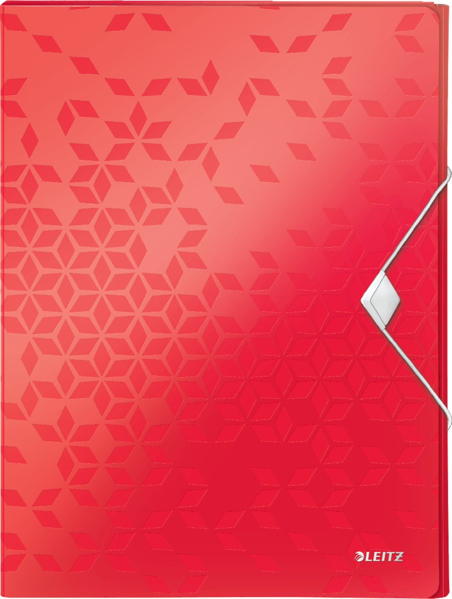 Leitz WOW Documentenbox, PP, A4, Rood