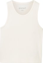 TOM TAILOR cropped rib top Meisjes T-shirt - Maat 152