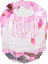 Aifcandles Kandelaar Crystal - Pink - Roze - Glas