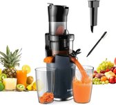 Slowjuicer voor Groenten en Fruit - Sapcentrifuge - Fruitpers - Slow Juicer voor Thuis - Sapmaker - Zwart - Top Kwaliteit